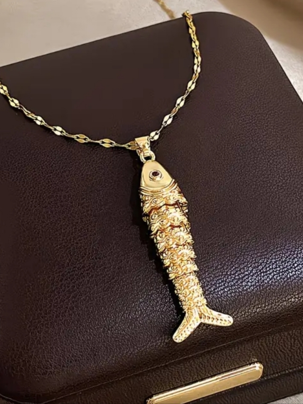 Golden Fish Necklace